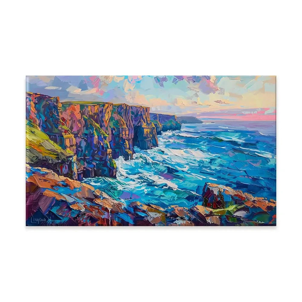 Cliffs Canvas Print Cliffs Canvas Print wall art product LSR Design Studio - Independent