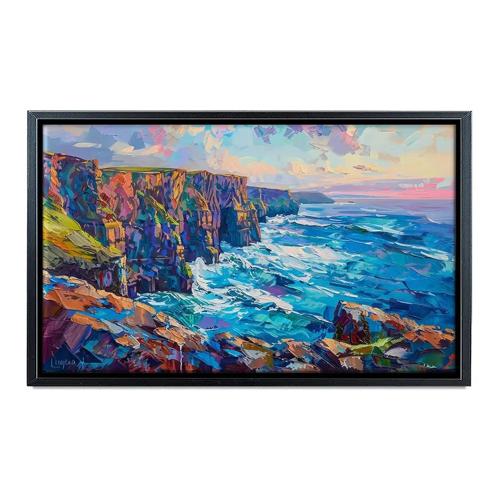 Cliffs Canvas Print Cliffs Canvas Print wall art product LSR Design Studio - Independent