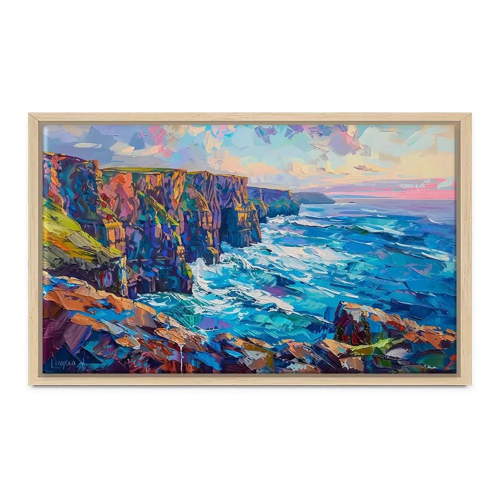 Cliffs Canvas Print Cliffs Canvas Print wall art product LSR Design Studio - Independent