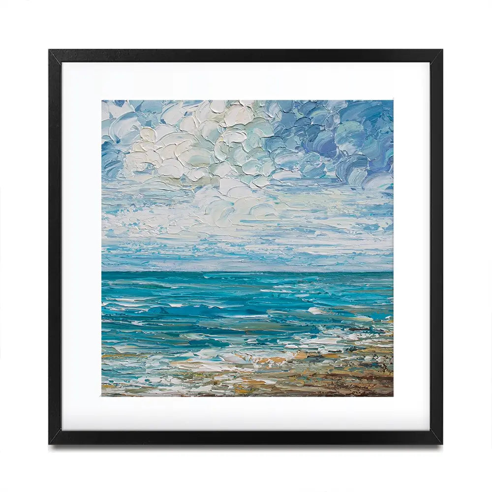 Clouds Square Framed Art Print Clouds Square Framed Art Print wall art product Art Print Shop