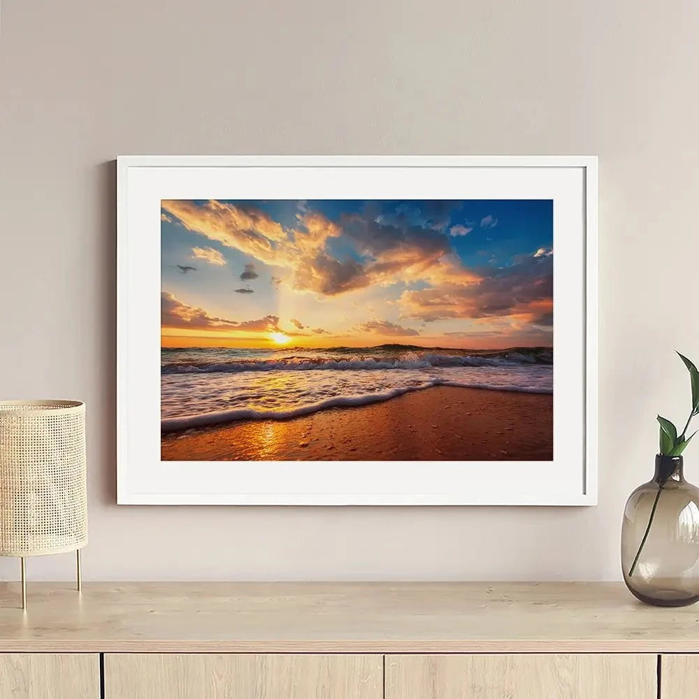 Cloudscape Framed Art Print Cloudscape Framed Art Print wall art product Valentin Valkov / Shutterstock