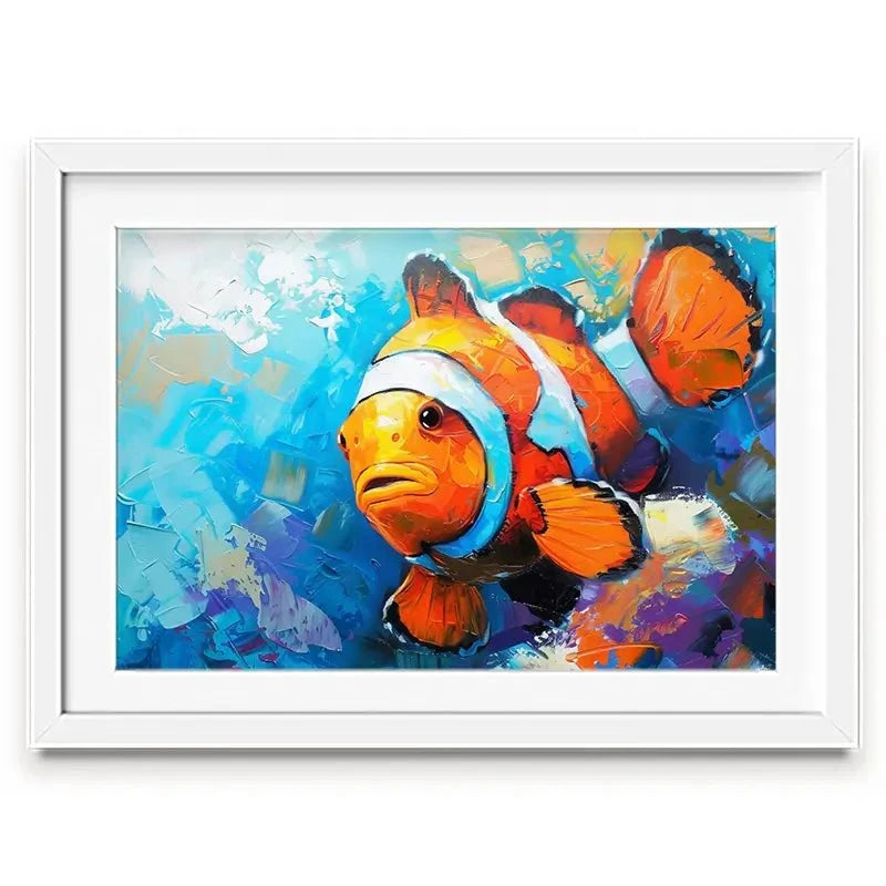 Clown Fish Framed Art Print Clown Fish Framed Art Print wall art product David Alexander Elder