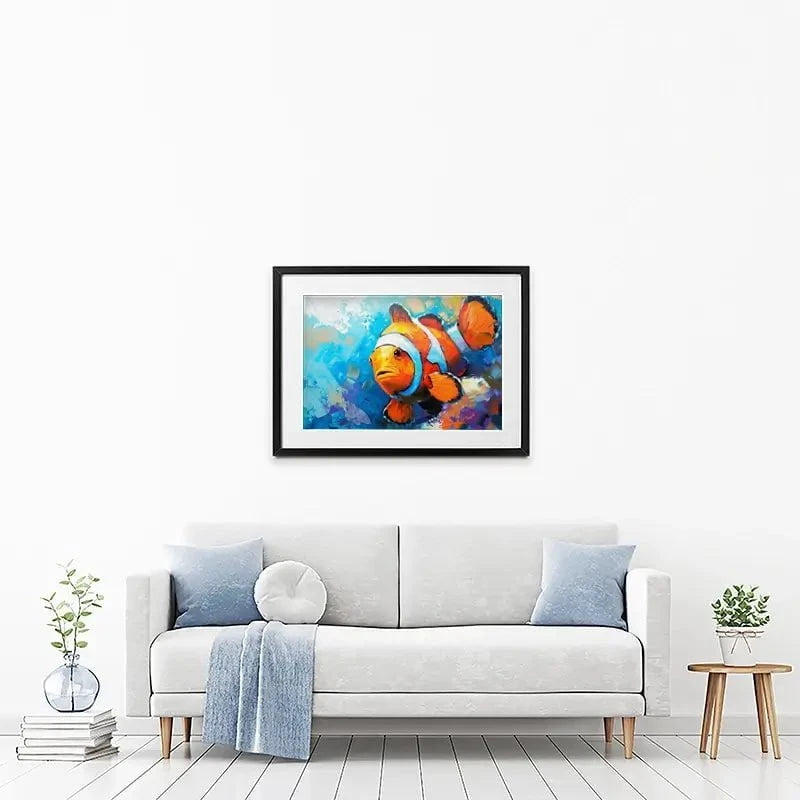Clown Fish Framed Art Print Clown Fish Framed Art Print wall art product David Alexander Elder
