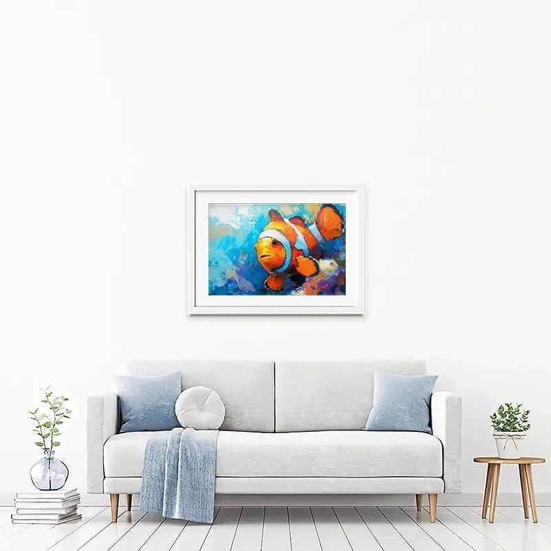 Clown Fish Framed Art Print Clown Fish Framed Art Print wall art product David Alexander Elder