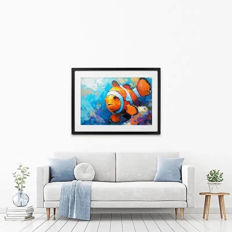 Clown Fish Framed Art Print Clown Fish Framed Art Print wall art product David Alexander Elder