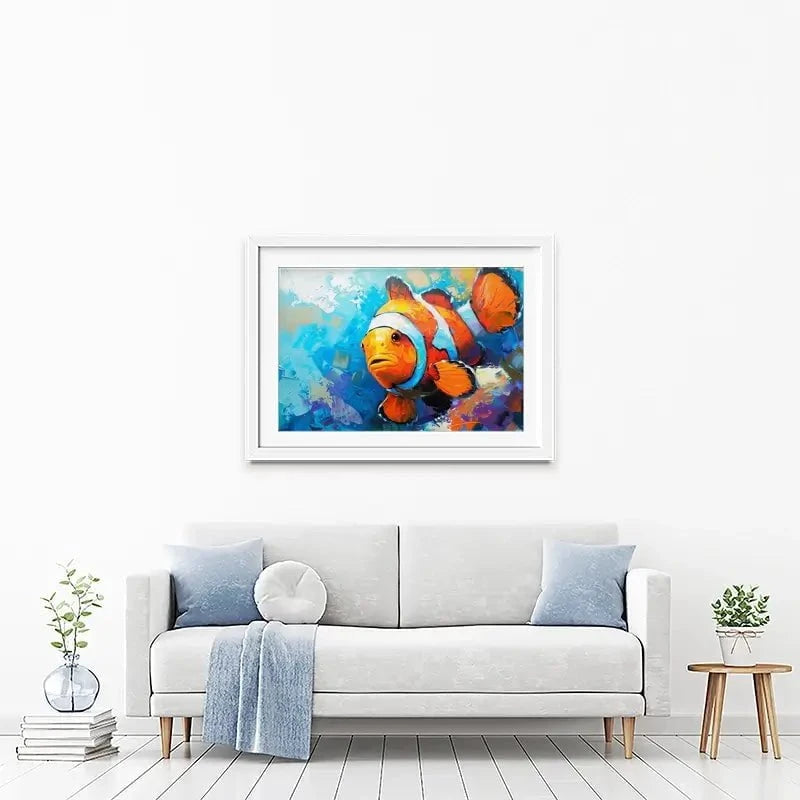 Clown Fish Framed Art Print Clown Fish Framed Art Print wall art product David Alexander Elder