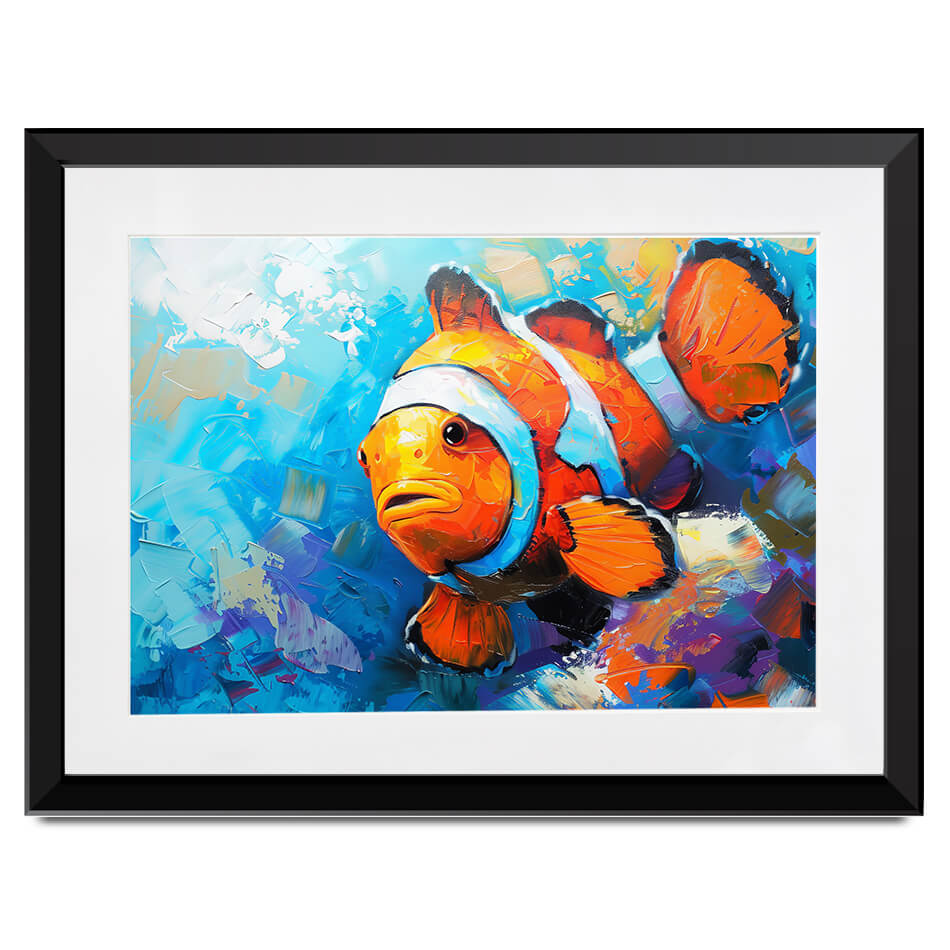 Clown Fish Framed Art Print Clown Fish Framed Art Print wall art product David Alexander Elder