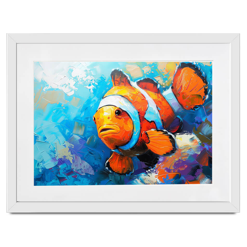 Clown Fish Framed Art Print Clown Fish Framed Art Print wall art product David Alexander Elder