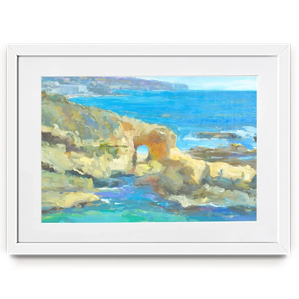 Coastal Gateway Framed Art Print Coastal Gateway Framed Art Print wall art product Allayn Stevens