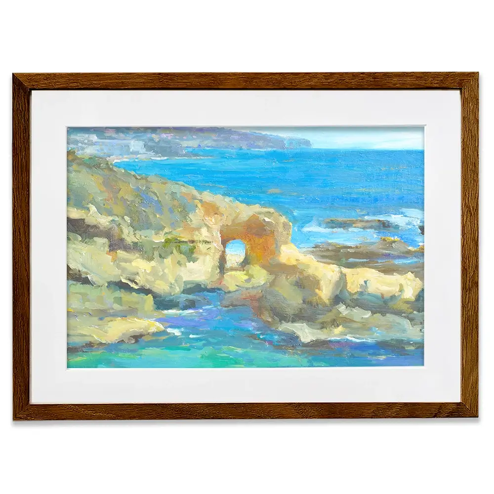 Coastal Gateway Framed Art Print Coastal Gateway Framed Art Print wall art product Allayn Stevens
