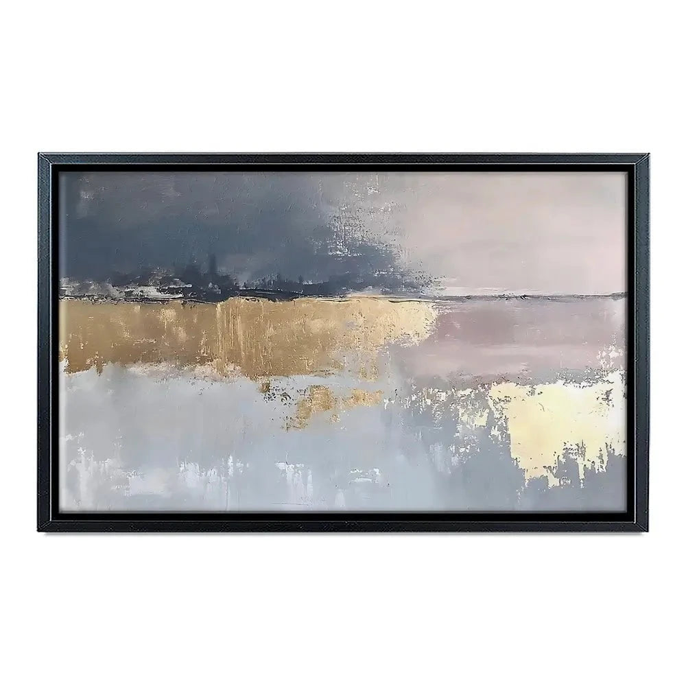 Coastal Gold Abstract Canvas Print Coastal Gold Abstract Canvas Print wall art product RileyB - Independent