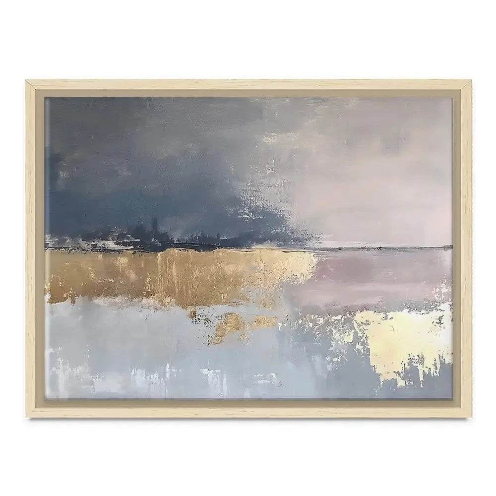 Coastal Gold Abstract Canvas Print Coastal Gold Abstract Canvas Print wall art product RileyB - Independent