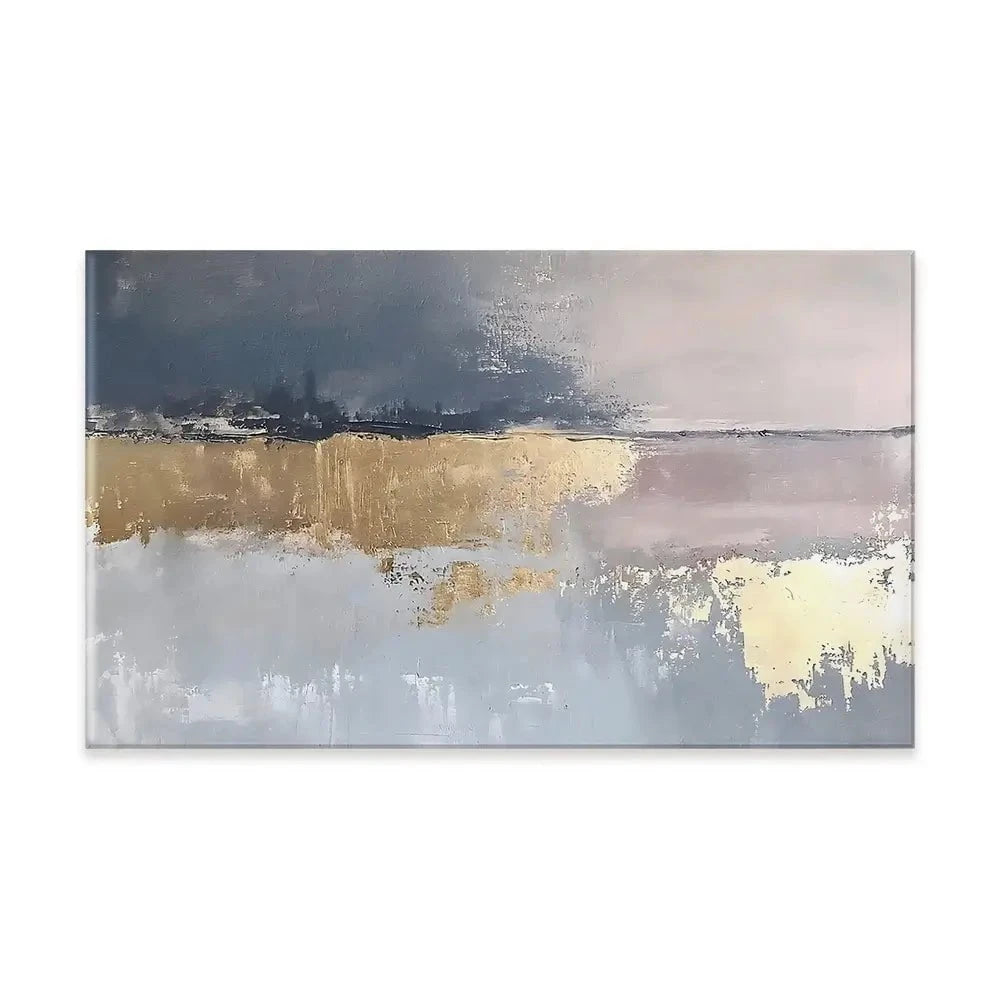 Coastal Gold Abstract Canvas Print Coastal Gold Abstract Canvas Print wall art product RileyB - Independent