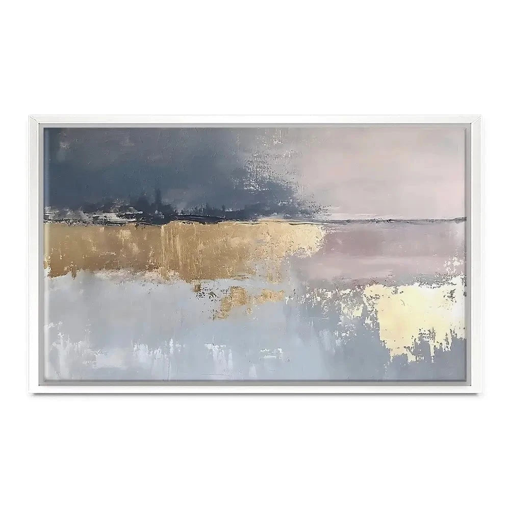 Coastal Gold Abstract Canvas Print Coastal Gold Abstract Canvas Print wall art product RileyB - Independent