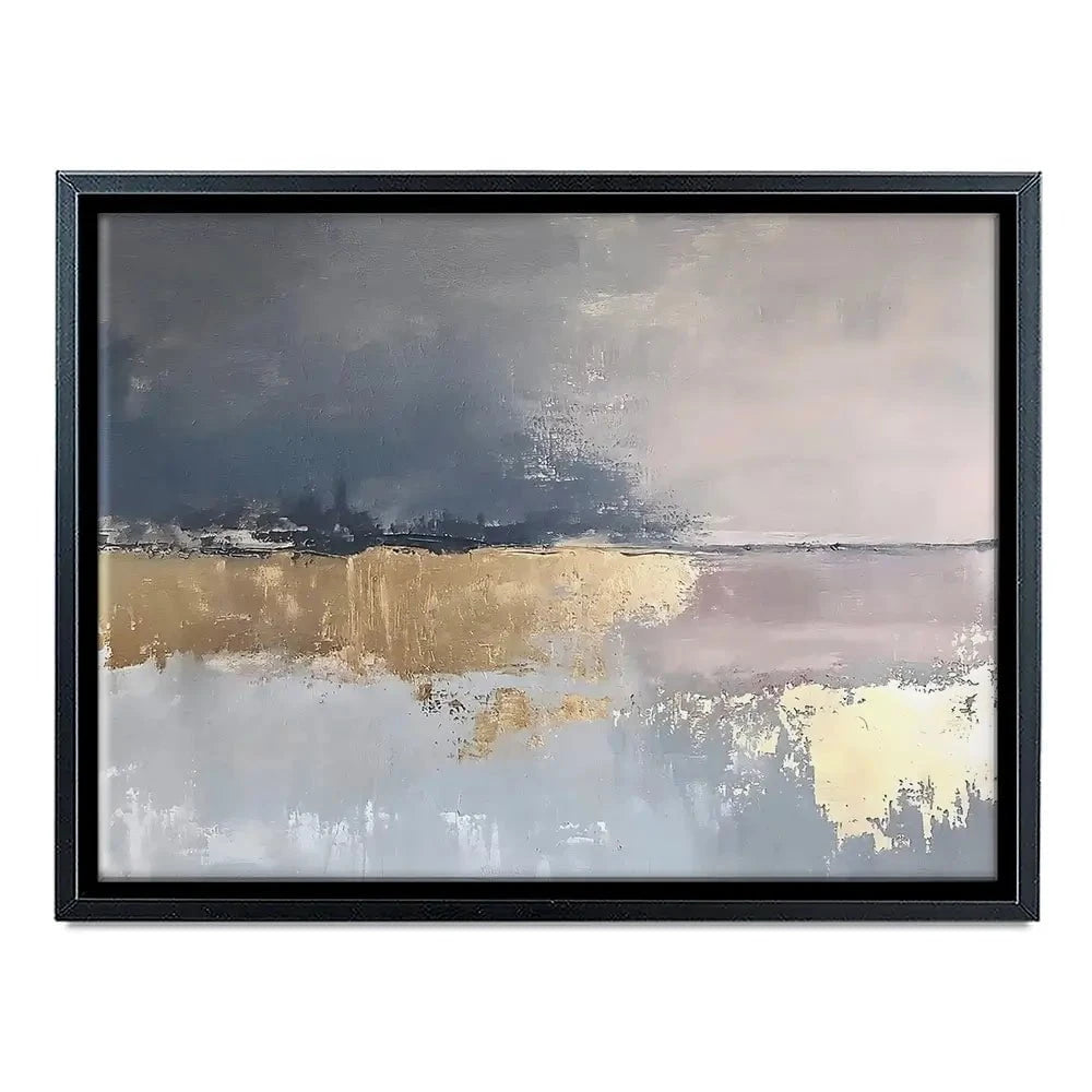 Coastal Gold Abstract Canvas Print Coastal Gold Abstract Canvas Print wall art product RileyB - Independent