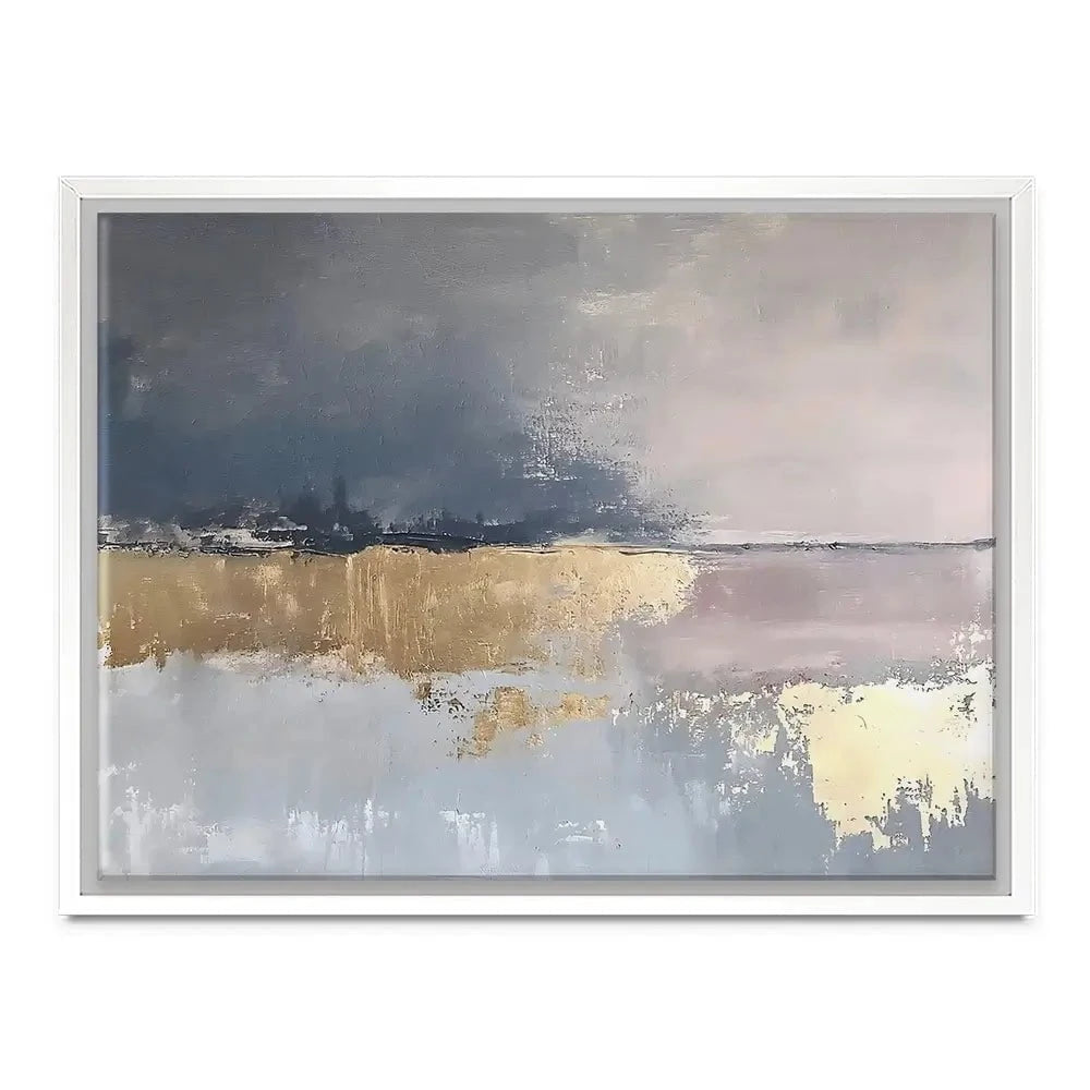 Coastal Gold Abstract Canvas Print Coastal Gold Abstract Canvas Print wall art product RileyB - Independent