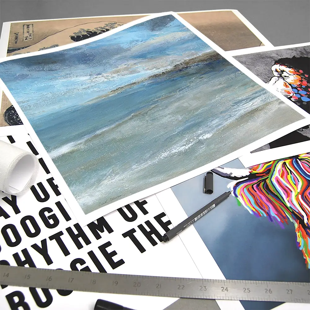 Coastal Island Currents Square Art Print Coastal Island Currents Square Art Print wall art product Carol Robinson