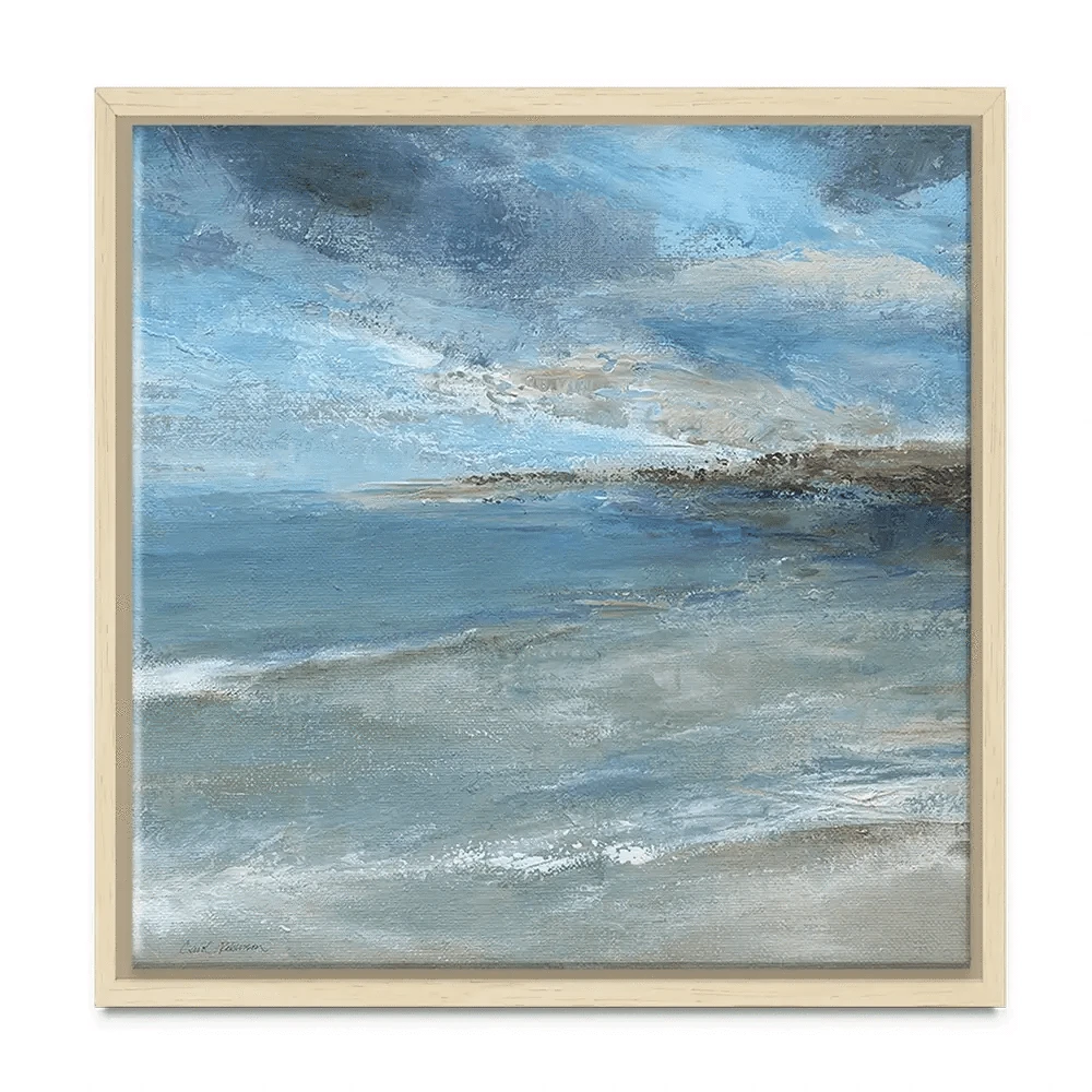 Coastal Island Currents Square Canvas Print Coastal Island Currents Square Canvas Print wall art product Carol Robinson