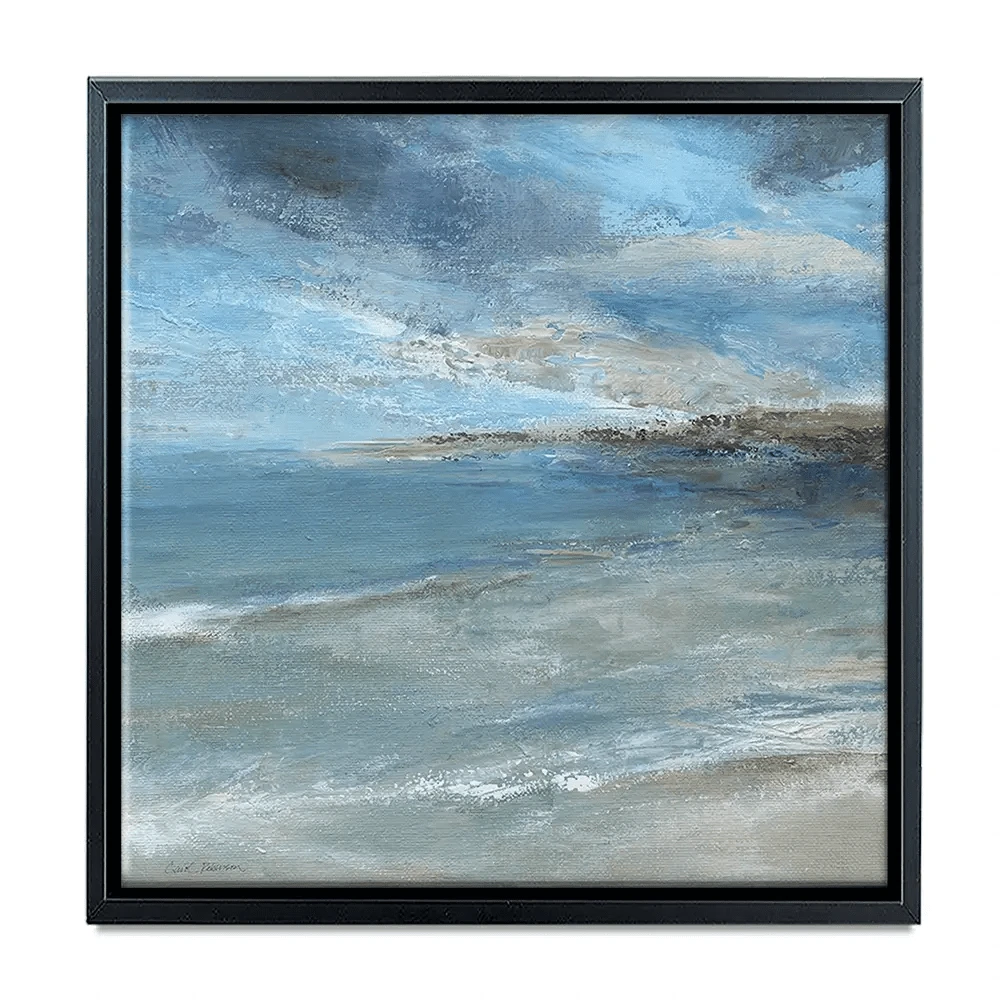Coastal Island Currents Square Canvas Print Coastal Island Currents Square Canvas Print wall art product Carol Robinson