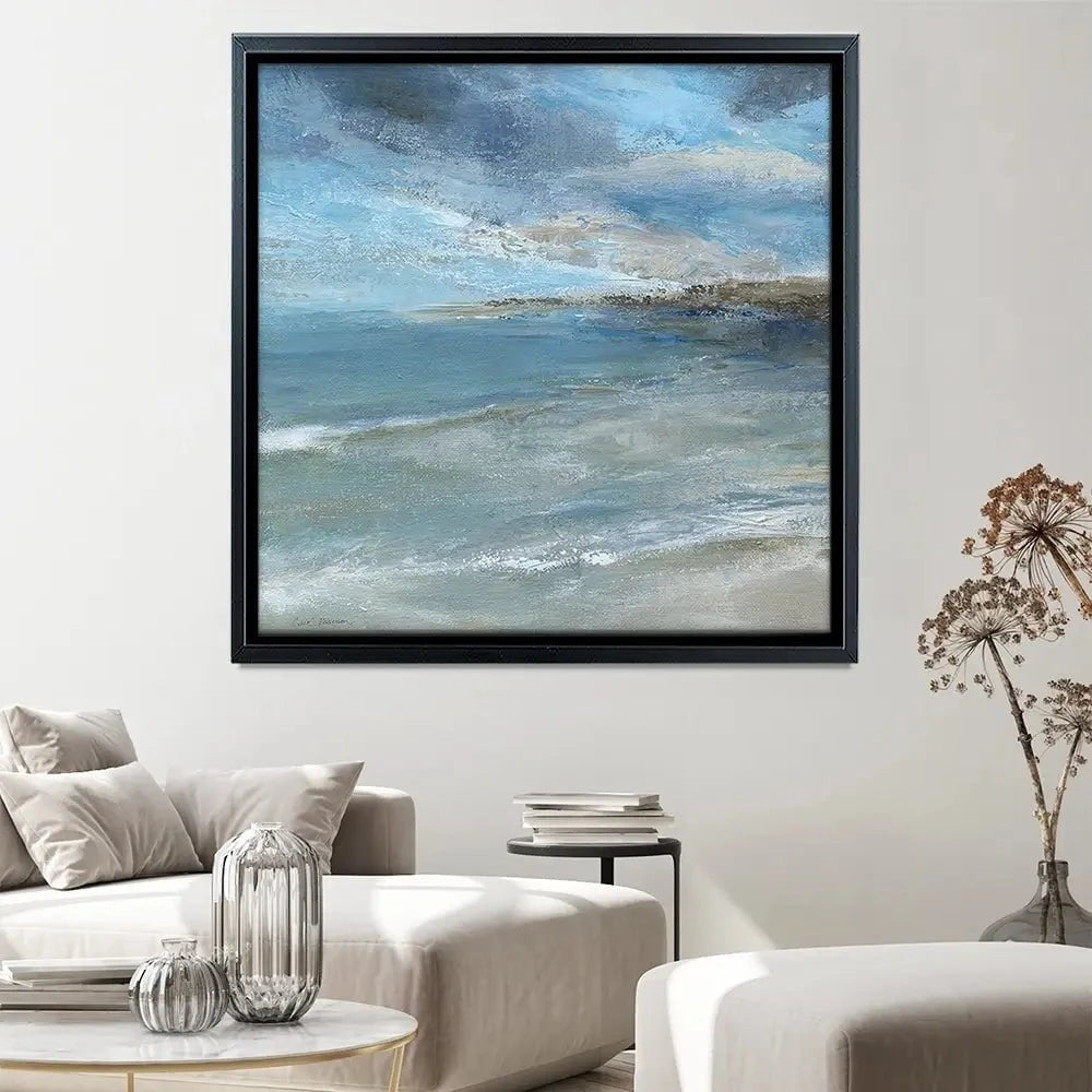 Coastal Island Currents Square Canvas Print Coastal Island Currents Square Canvas Print wall art product Carol Robinson