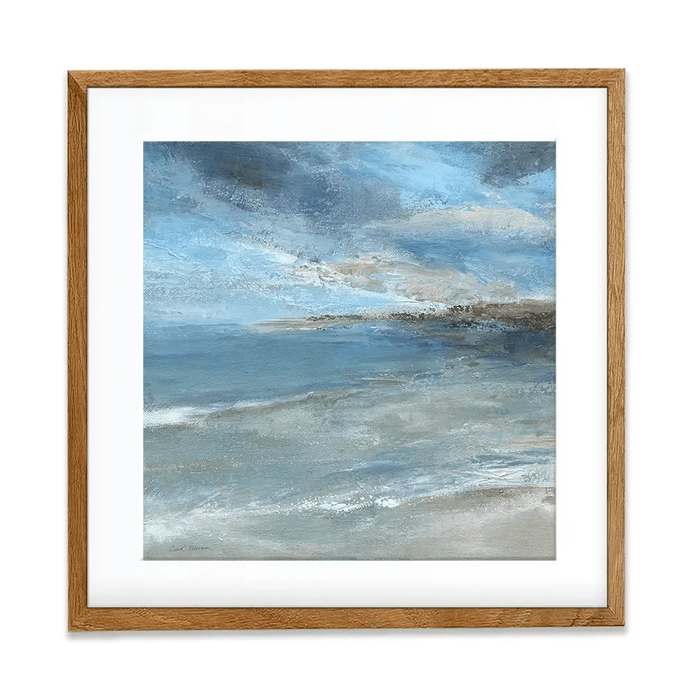 Coastal Island Currents Square Framed Art Print Coastal Island Currents Square Framed Art Print wall art product Carol Robinson