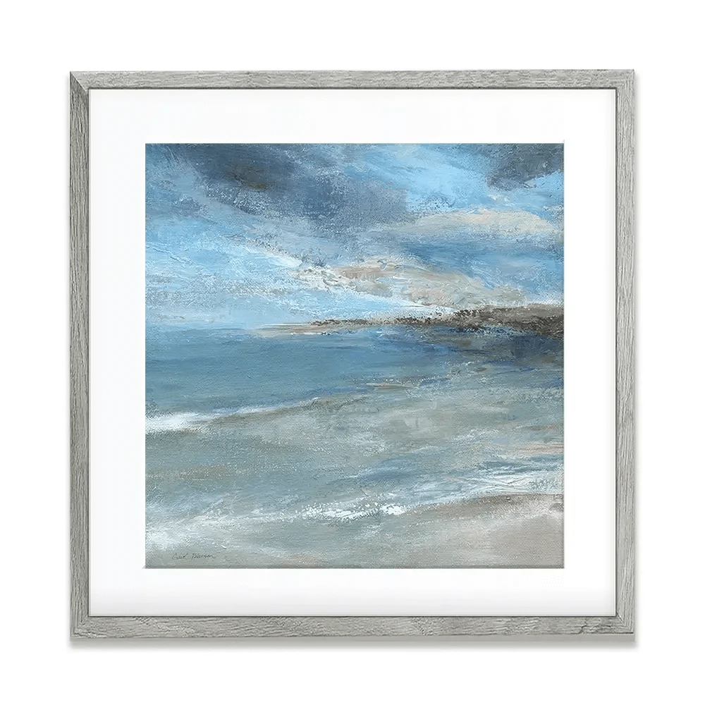 Coastal Island Currents Square Framed Art Print Coastal Island Currents Square Framed Art Print wall art product Carol Robinson