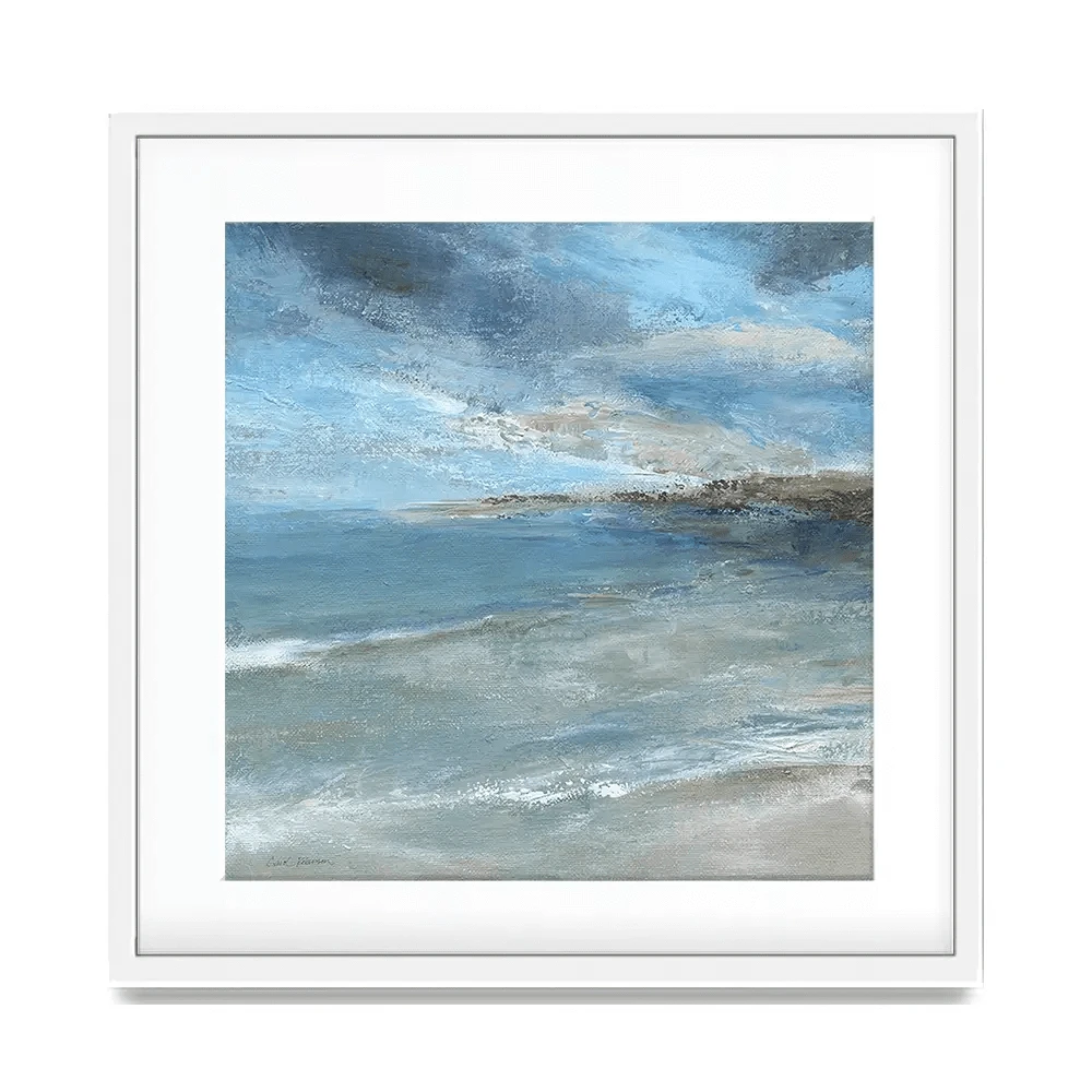 Coastal Island Currents Square Framed Art Print Coastal Island Currents Square Framed Art Print wall art product Carol Robinson