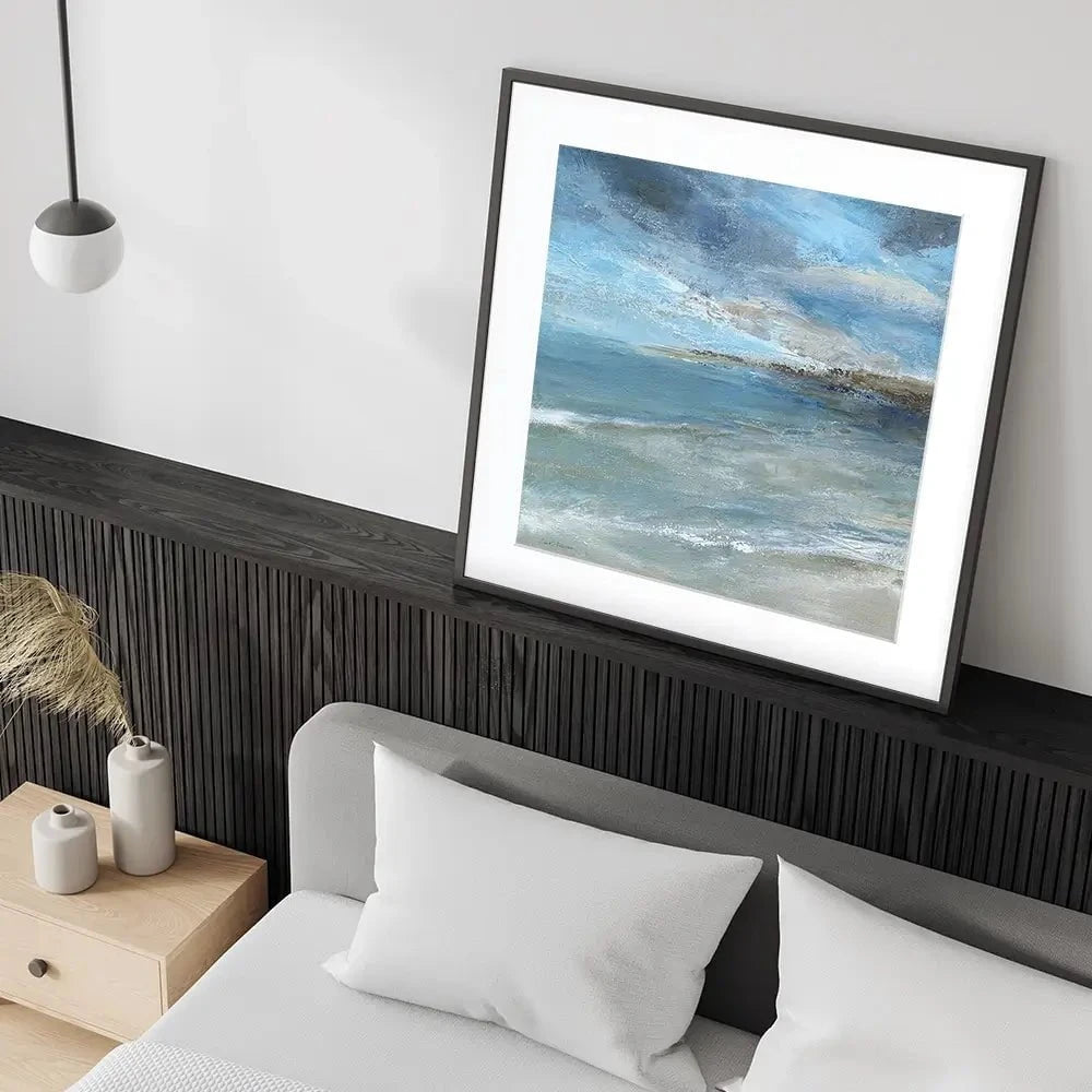 Coastal Island Currents Square Framed Art Print Coastal Island Currents Square Framed Art Print wall art product Carol Robinson