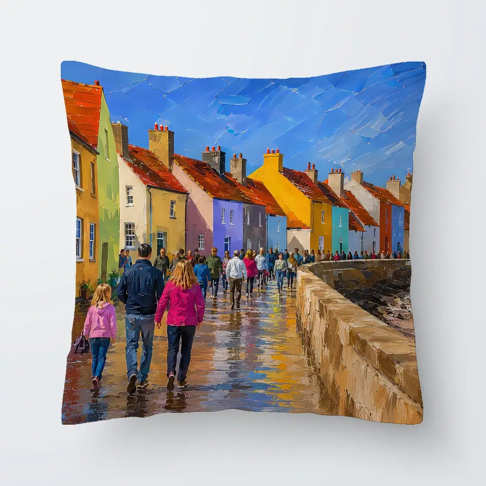 Coastal Path Cushion Coastal Path Cushion wall art product Art Print Shop