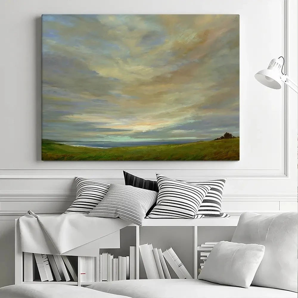 Coastal Sky Canvas Print Coastal Sky Canvas Print wall art product Sheila Finch