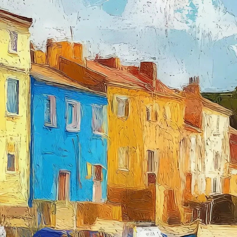 Coastal Town Art Print Coastal Town Art Print wall art product David Alexander Elder