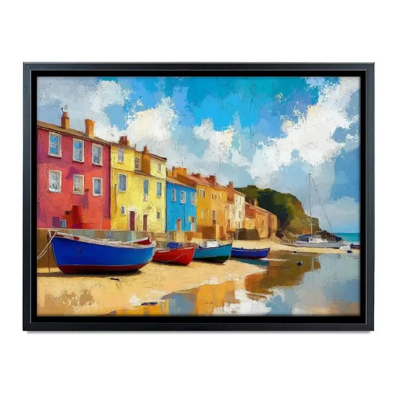 Coastal Town Canvas Print Coastal Town Canvas Print wall art product David Alexander Elder