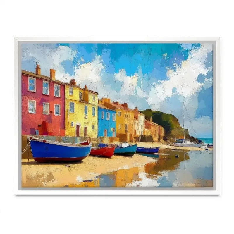 Coastal Town Canvas Print Coastal Town Canvas Print wall art product David Alexander Elder