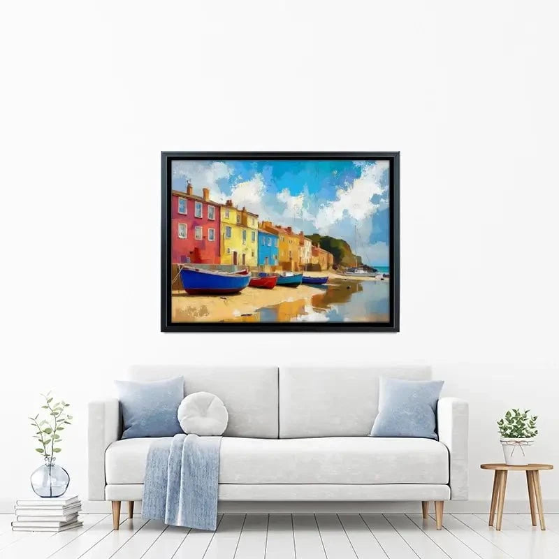Coastal Town Canvas Print Coastal Town Canvas Print wall art product David Alexander Elder