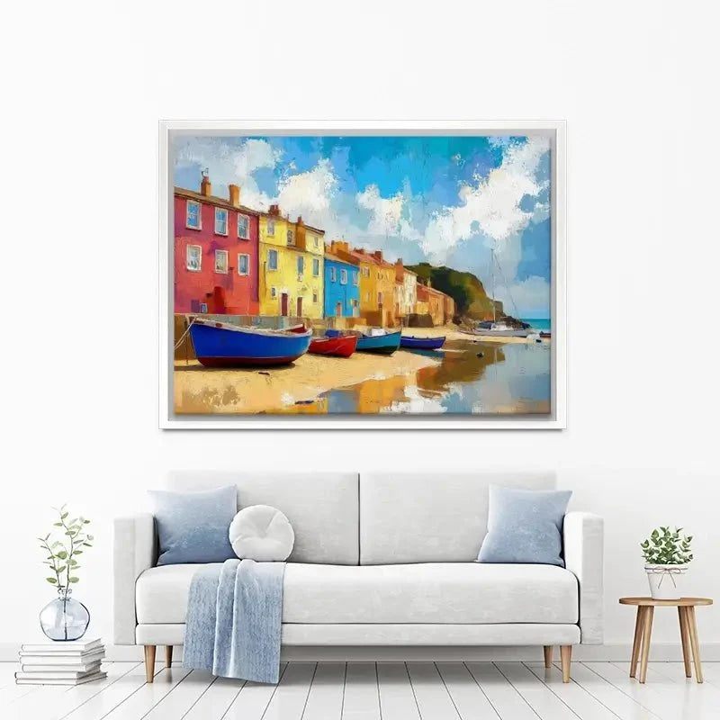 Coastal Town Canvas Print Coastal Town Canvas Print wall art product David Alexander Elder