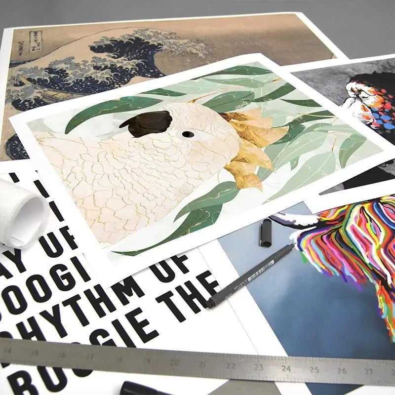 Cockatoo Amongst The Leaves Art Print Cockatoo Amongst The Leaves Art Print wall art product Sarah Manovski