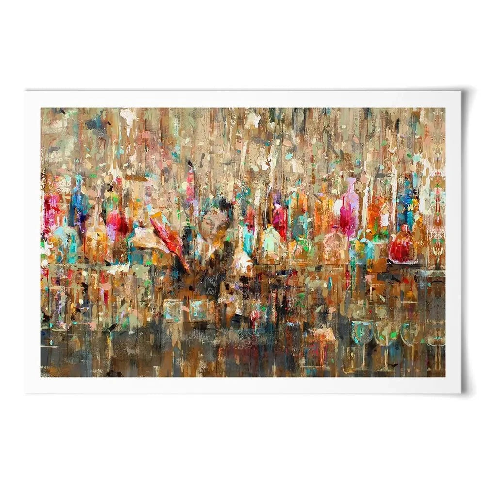 Cocktail Bar Art Print Cocktail Bar Art Print wall art product Studio Paint-Ing