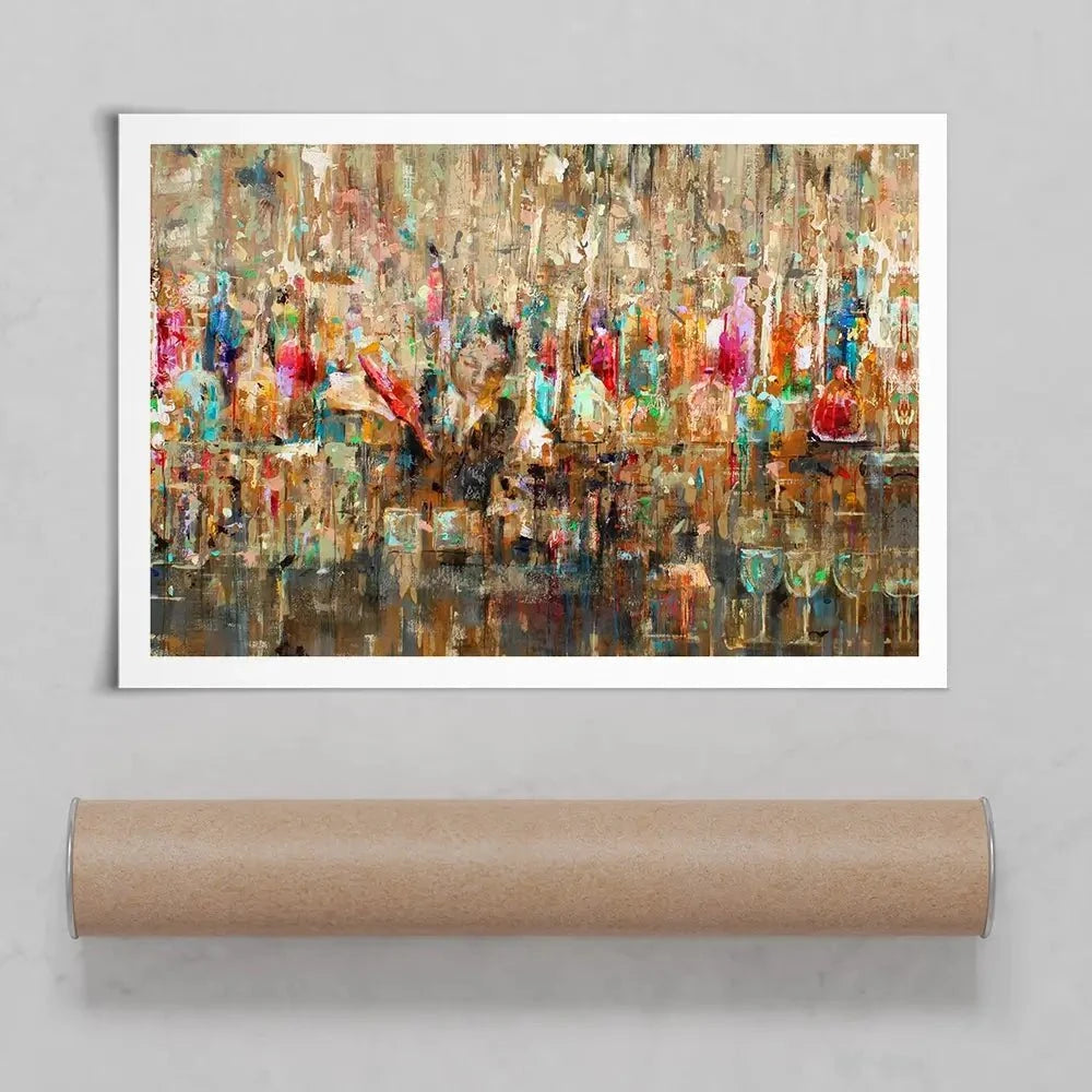 Cocktail Bar Art Print Cocktail Bar Art Print wall art product Studio Paint-Ing