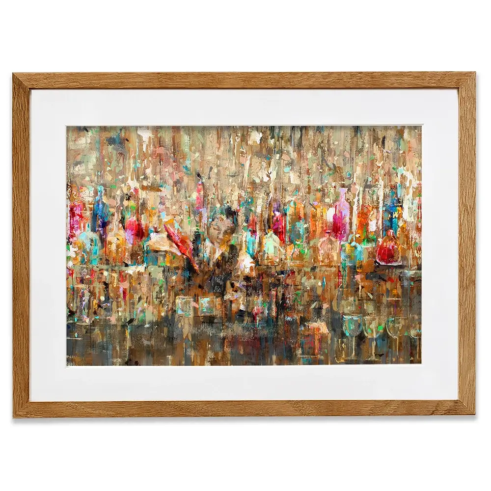 Cocktail Bar Framed Art Print Cocktail Bar Framed Art Print wall art product Studio Paint-Ing