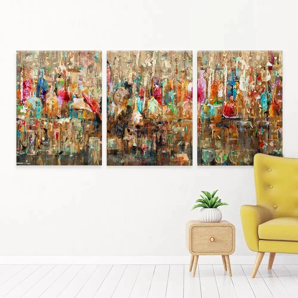 Cocktail Bar Trio Canvas Print Cocktail Bar Trio Canvas Print wall art product Studio Paint-Ing