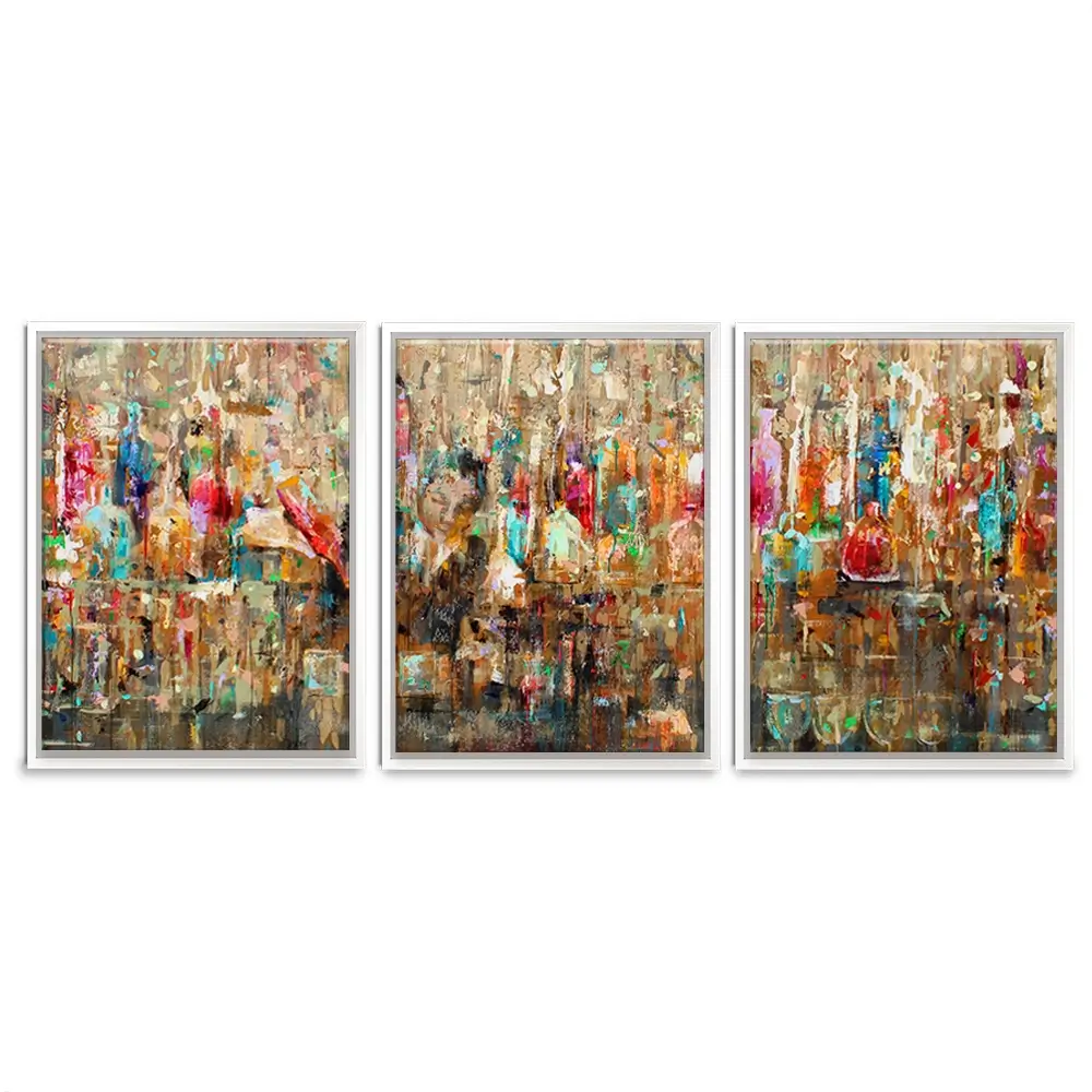 Cocktail Bar Trio Canvas Print Cocktail Bar Trio Canvas Print wall art product Studio Paint-Ing