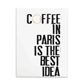 Coffee In Paris Canvas Print Coffee In Paris Canvas Print wall art product Deborah Velasquez