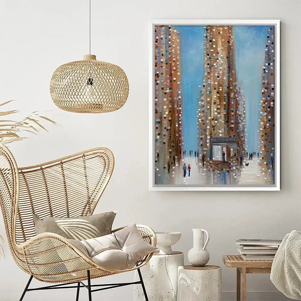 Coffee Shop Canvas Print Coffee Shop Canvas Print wall art product Ekaterina Ermilkina