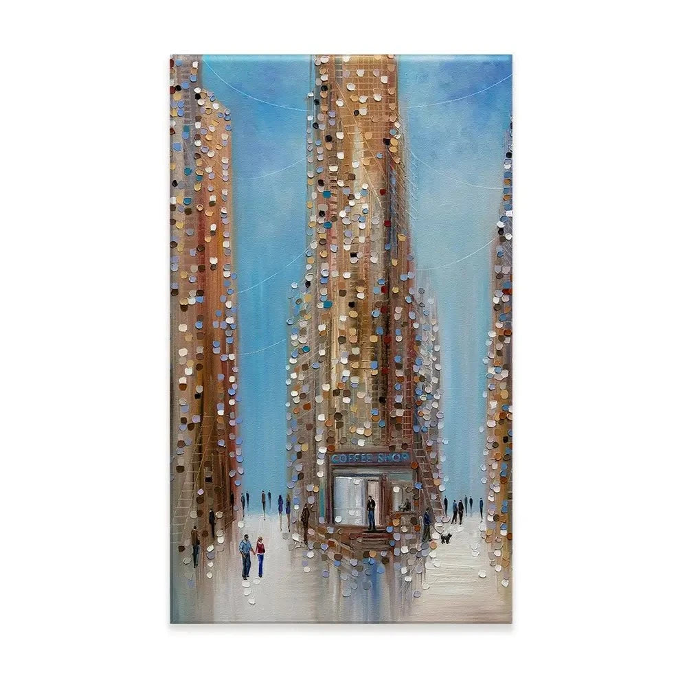 Coffee Shop Canvas Print Coffee Shop Canvas Print wall art product Ekaterina Ermilkina