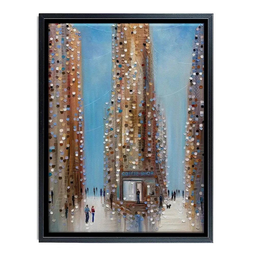 Coffee Shop Canvas Print Coffee Shop Canvas Print wall art product Ekaterina Ermilkina