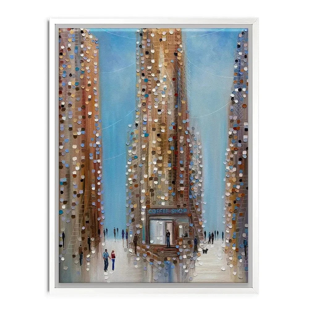 Coffee Shop Canvas Print Coffee Shop Canvas Print wall art product Ekaterina Ermilkina