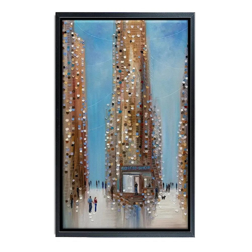 Coffee Shop Canvas Print Coffee Shop Canvas Print wall art product Ekaterina Ermilkina