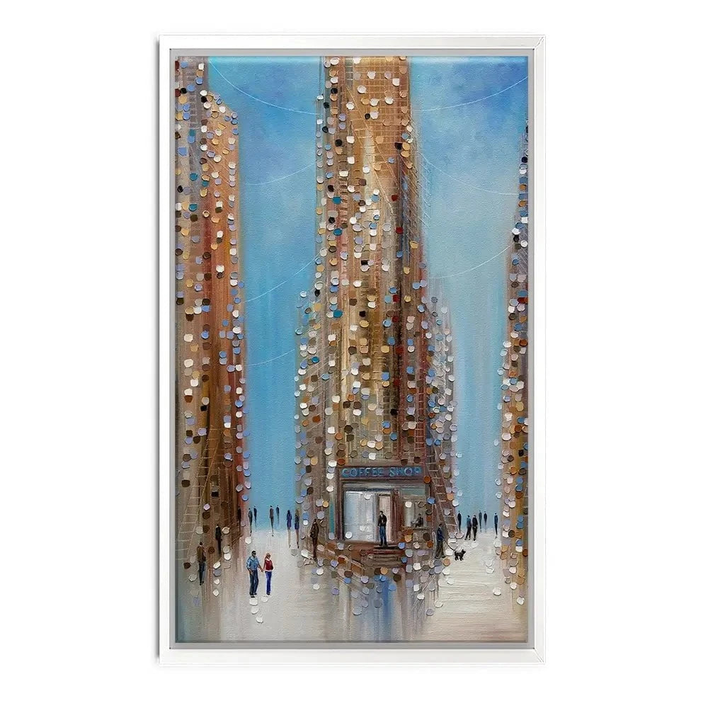 Coffee Shop Canvas Print Coffee Shop Canvas Print wall art product Ekaterina Ermilkina