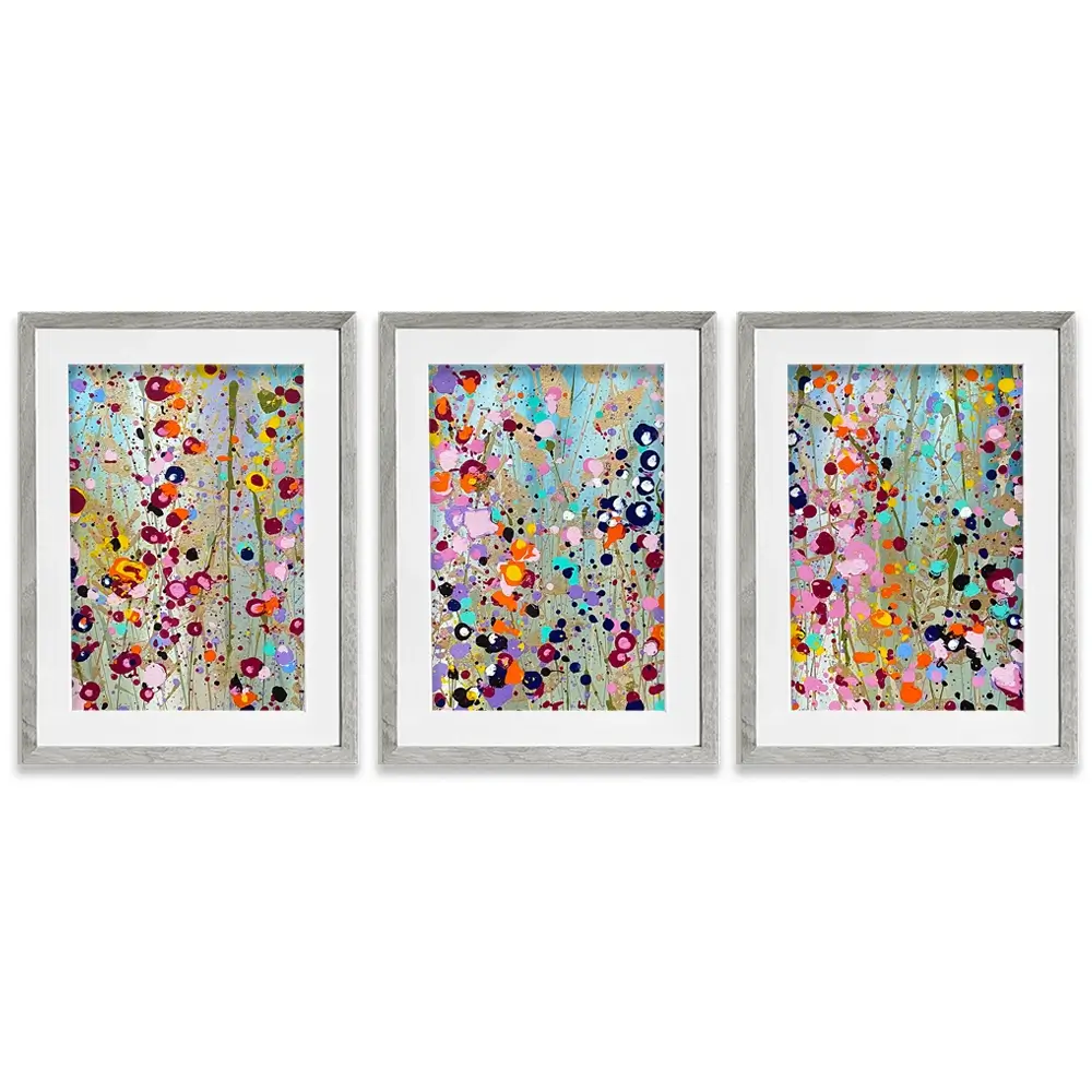 Collette Framed Art Print Trio Collette Framed Art Print Trio wall art product Scarlet Sky Studio
