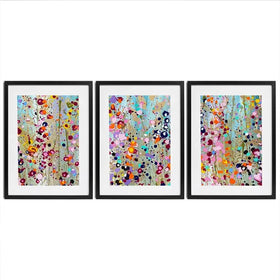 Collette Framed Art Print Trio Collette Framed Art Print Trio wall art product Scarlet Sky Studio